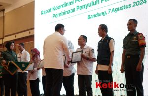 Sukses Optimalkan Lahan Terbengkalai Jadi Areal Pertanian BPP Kecamatan Pameungpeuk Diganjar Penghargaan dari Kementerian Pertanian RI