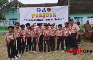 Perjusa Gugus 7 Pramuka Berjiwa Pancasila Menjaga NKRI Di Desa Cisadap Kecamatan Ciamis
