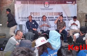 KPU Kab. Bandung Adakan Pers Gathering Menjelang Persiapan Pendaftaran Bacalon Bupati dan wakil Bupati