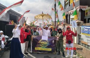 Meriahkan HUT RI KE-79, Kelurahan Cilamajang,Gelar lomba Carnaval