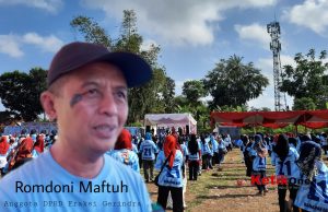 Romdoni Mengapresiasi Kegiatan Senam ini Diinisiasi Dari Partai Gerindra