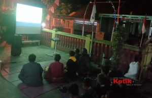 Nobar jadikan Ajang Silaturahmi antar Warga Cicantel