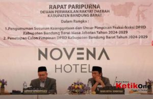 Penetapan Pimpinan Ketua DPRD Kabupaten Bandung Barat dan Unsur Pimpinan Fraksi – fraksi Periode 2024 -2029
