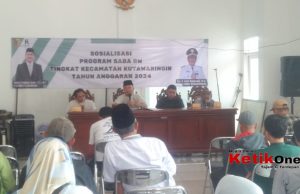 Dalam Program Sosialisasi Saba Rw Camat Kutawaringin Berharap Berbagai Program Pemerintah Bisa Diketahui