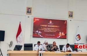 Jelang Persiapan Debat Publik Pertama KPU Kabupaten Bandung Laksanakan Rapat Koordinasi