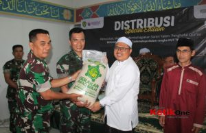 Dalam Rangka HUT Ke 79 TNI Kodim 0612/Tasikmalaya Berkolaborasi Dengan Gerakan Infak