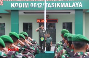 Kodim 0612/Tasikmalaya Gelar Upacara Bendera Dalam Rangka Memperingati Hari Sumpah Pemuda