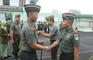 Kodim 0612/Tasikmalaya Upacara Korp Sertijab Danramil, Tandai Kepemimpinan Baru untuk Empat Koramil