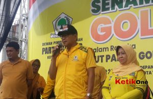 Senam Masal HUT Golkar Ke-60, HM Yusuf: Golkar Tetap Jaya
