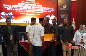 Hasil Rekapitulasi KPU : Dadang-Ali 1.046.344 Suara, Sahrul-Gungun 827.240 Suara