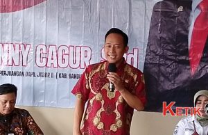 Anggota DPR RI Komisi X Deni Cagur, S.Pd Gelar Reses Di Saung Soreang