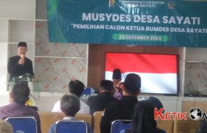 Kepala Desa Sayati Berikan Apresiasi Pada Panitia Pemilihan Bumdes