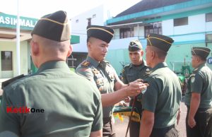 Dandim 0612/Tasikmalaya Pimpin Upacara Pelepasan Pindah Satuan, Purna Tugas Sertijab Danramil