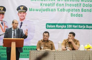 Beri Motivasi Ratusan Peserta Pelatihan Bedas Entrepreneurship, Wabup Ali Syakieb Ungkapkan Pengalaman Kerjanya