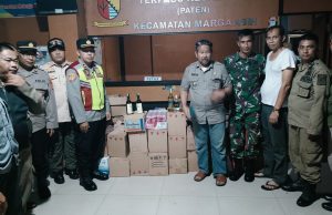 Satpol PP Kecamatan Margaasih Bersama Polsek Margaasih Laksanakan Giat Razia