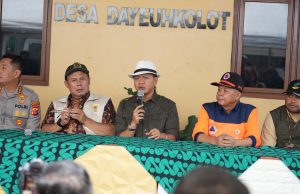 Di hadapan Wakil Ketua DPR RI Cucun A. Syamsurijal, Kang DS Jelaskan Kawasan Kabupaten Bandung Rawan Banjir