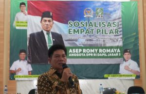 Anggota Komisi IX DPR RI Asep Romy Romaya Gelar Sosialisasi Empat Pilar