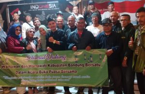 Jalin Kebersamaan, Wartawan, Wartawati Kabupaten Bandung,Gelar Buka Bersama