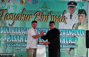 Atas Selesainya Pembangunan Pasar Desa Sangkanhurip Adakan Tasyakur Binih’mah