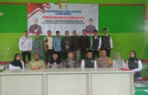 Dalam Pembentukan Koperasi Desa Merah Putih Cigondewah Hilir Abdul Gani Terpilih Menjadi Ketua