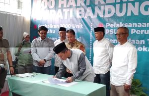 Penyerahan PSU Di Perumahan De Sangkanhurip Estate Dihadiri oleh 2 Anggota Dewan