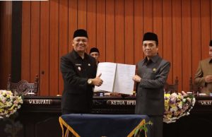 Rapat Paripurna DPRD Tasikmalaya Penyampaian Sambutan Bupati Tasikmalaya 2025 – 2030