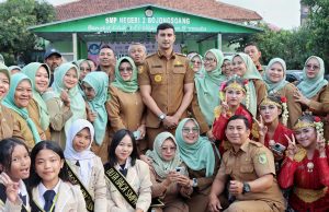 Peresmian Groundbreaking Digital Library di SMPN 2 Bojongsoang, Wabup Ali Syakieb: Investasi Pengetahuan