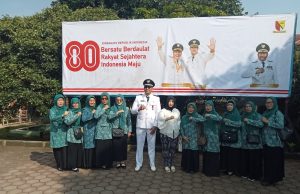 Legislator Hj. Aas Aisyah Peringati HUT RI Ke -80 Bersama Forkopincam Di SMAN 1 Margaasih