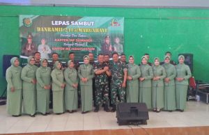 Lepas Sambut Danramil 2415/Margahayu Dari Kapten Inf. Suwandi Kepada Kapten Inf. Mamat Ra’idin Dilaksanakan Di Rahayu