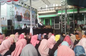 Antusias Masyarakat Ikuti Tabligh Akbar Yang Digelar Oleh Pemdes Pameuntasan