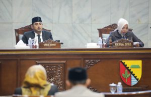 DPRD Kabupaten Bandung Gelar Rapat Paripurna Tentang Penyampaian Nota Pengantar Bupati