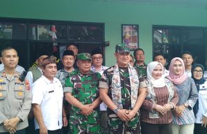 Dandim 0624/Kabupaten Bandung Dalam Kunjangan Kerjanya Kunjungi Koramil 2415/Margahayu