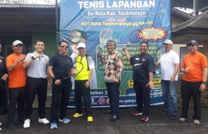 Semangat Sportif di HUT ke-24, Diky Candra Dorong Kebangkitan Tenis Kota Tasikmalaya
