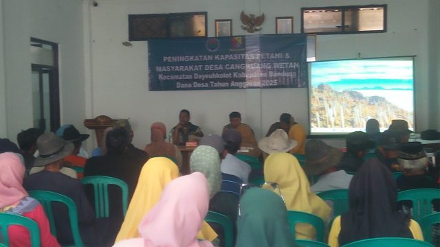 Pemdes Cangkuang Wetan Gelar Pelatihan Peningkatan Kapasitas Petani dan Masyarakat