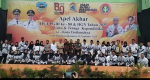HUT PGRI Ke-80 dan Hari Guru Nasional 2025 di Kota Tasikmalaya, Semangat Guru dan Tenaga Kependidikan