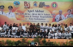 HUT PGRI Ke-80 dan Hari Guru Nasional 2025 di Kota Tasikmalaya, Semangat Guru dan Tenaga Kependidikan