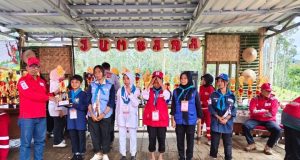Ratusan Anggota PMR Ikuti Jumpa Bakti Gembira PMI Kabupaten Bandung