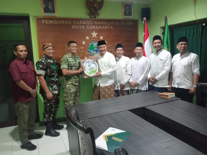 Bangun Hubungan Semua Pihak, Dandim 0735 Surakarta Silaturahmi Dengan Ketua PCNU