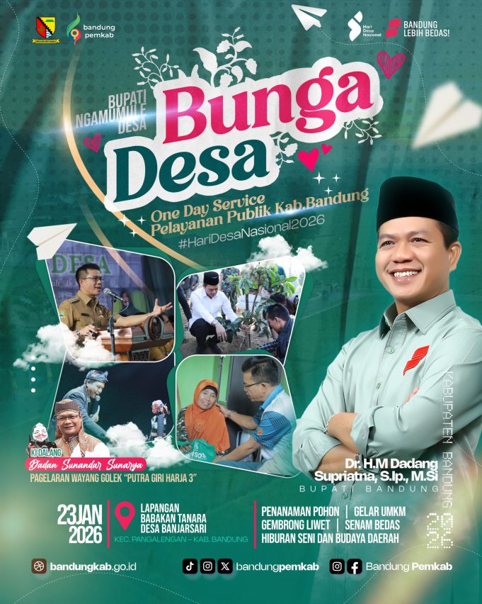 BUNGA DESA, AJANG TEGUR SAPA BUPATI DAN MASYARAKAT