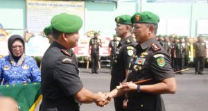 Tongkat Komando Dandim 0612 Tasikmalaya Resmi Berpindah