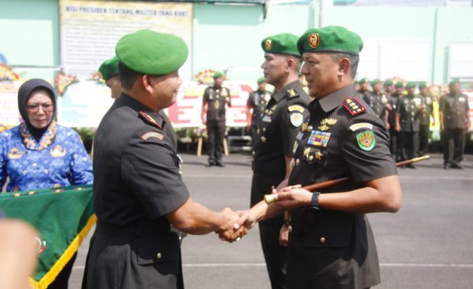 Tongkat Komando Dandim 0612 Tasikmalaya Resmi Berpindah