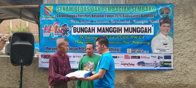Peringati Hari Pers Nasional,Insan Pers Kabupaten Bandung Gelar Aksi Sosial Di Dua Kecamatan