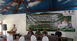 Untuk Dukung TMMD Ke- 127 Kesbangpol Laksanakan Giat Penguatan Peran Masyarakat Desa