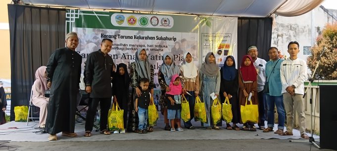 Katar Sukahurip Santuni Anak Yatim Piatu, Tebar Berkah di Bulan Ramadan