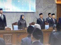 Rapat Paripurna DPRD Dalam Agenda Penyampaian Laporan Hasil Kerja Bapemperda