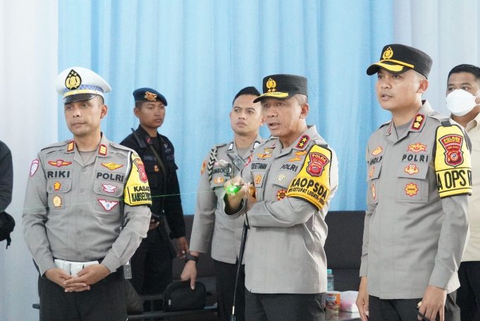 Pastikan Pengamanan Ops Ketupat Lodaya 2026, Kapolda Jawa Barat Tinjau Pos Terpadu Technopark