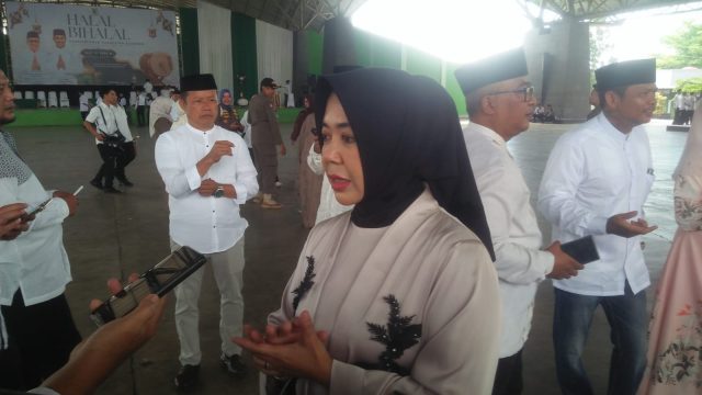 Ketua DPRD Kabupaten Bandung Hj. Renie Rahayu Fauzi Mengapresiasi Kegiatan Halal Bihalal