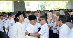 Dalam Halal Bihalal Legislator H. Krisna Alamsah Permohonan Minta Maaf Pada Seluruh Unsur Masyarakat