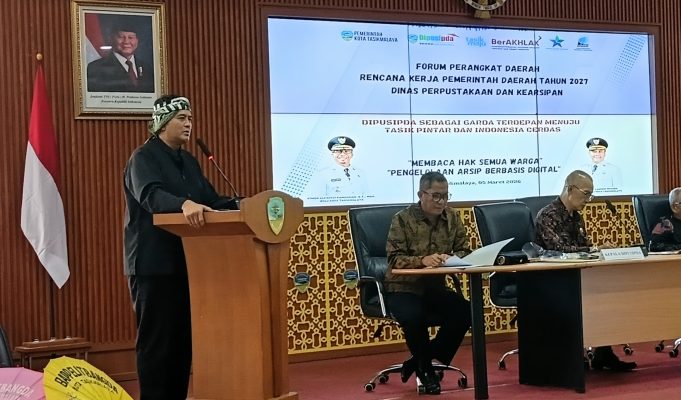 Musrenbang Dinas Arsip dan Perpustakaan Kota Tasikmalaya, Wakil Wali Kota Tekankan Literasi Masyarakat