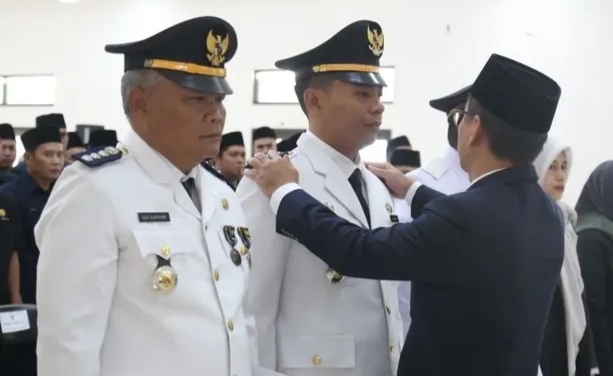 262 Pejabat Dilantik, Cecep Nurul Yakin Tegaskan Komitmen Perkuat Birokrasi dan Pelayanan Publik